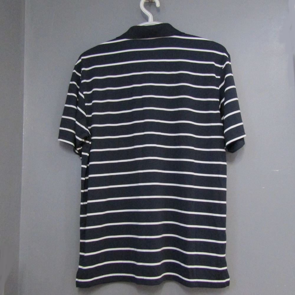 PGA Tour Navy Blue White Airflux Polo Golf Shirt - Picture 3 of 4